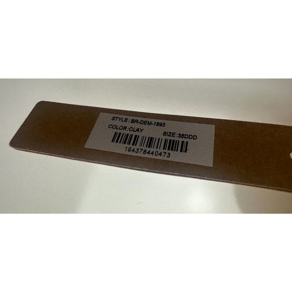 NWT Skims Weightless Demi Bra Underwire Adjustable BR-DEM-1893 Brown Size 38DDD - Picture 6 of 11